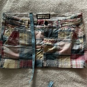 Abercrombie & Fitch plaid mini skirt